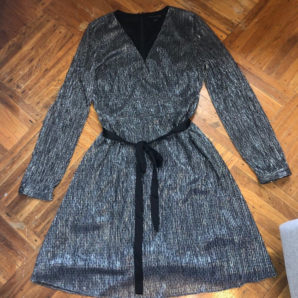 Banana Republic Silver Sparkle Dress